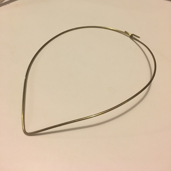 ⚡️SALE Vintage brass choker necklace gold tone - Picture 3 of 4