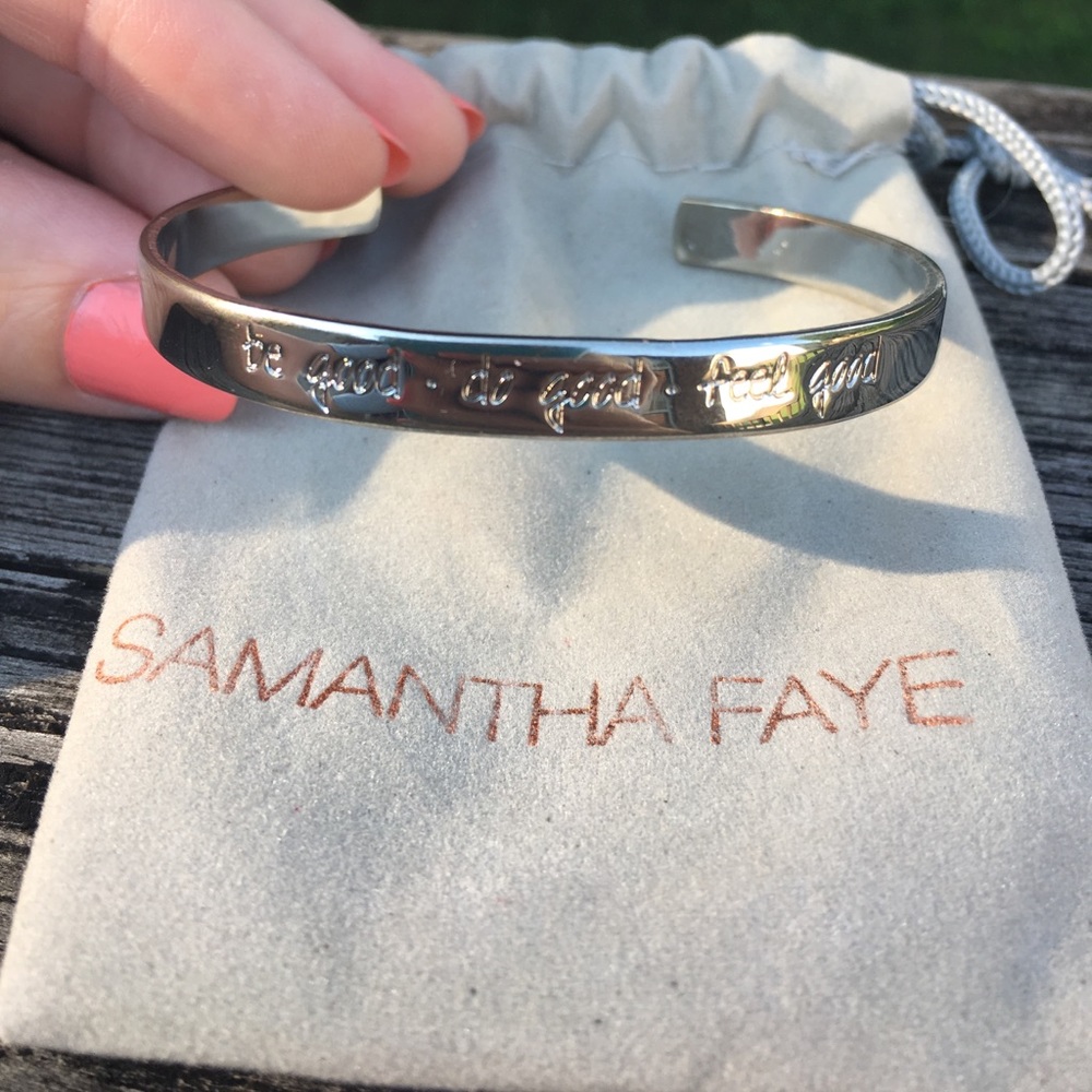 New Samantha Faye Be Do Feel Good Cuff Bracelet