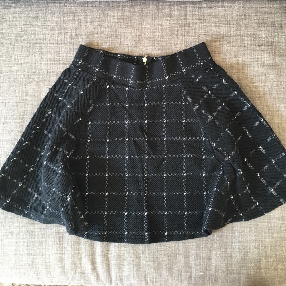 H&M Plaid Miniskirt
