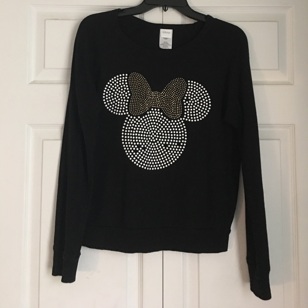 Disney Minnie Mouse Sequin Sweater Size Medium