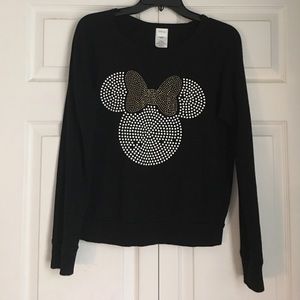 Disney Minnie Mouse Sequin Sweater Size Medium