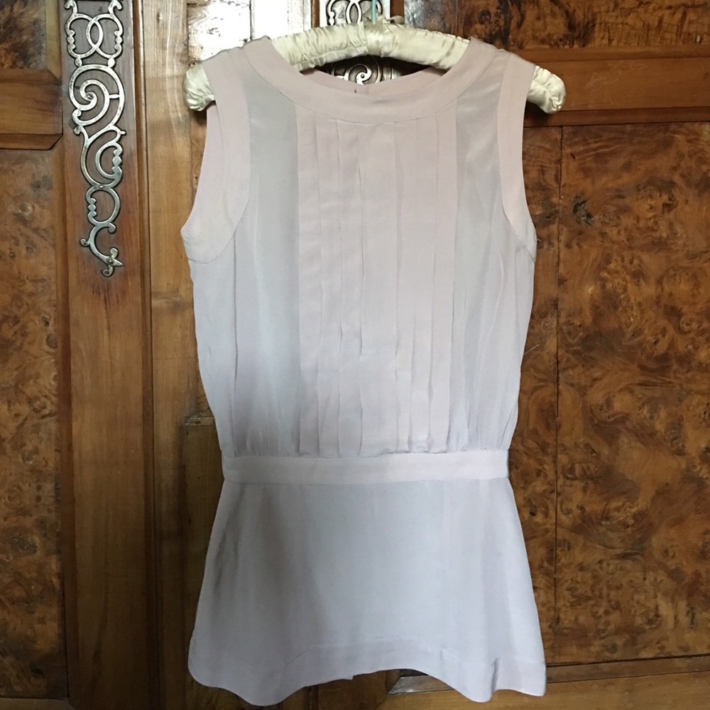 CHANEL. Vintage pale lavender blouse WOW