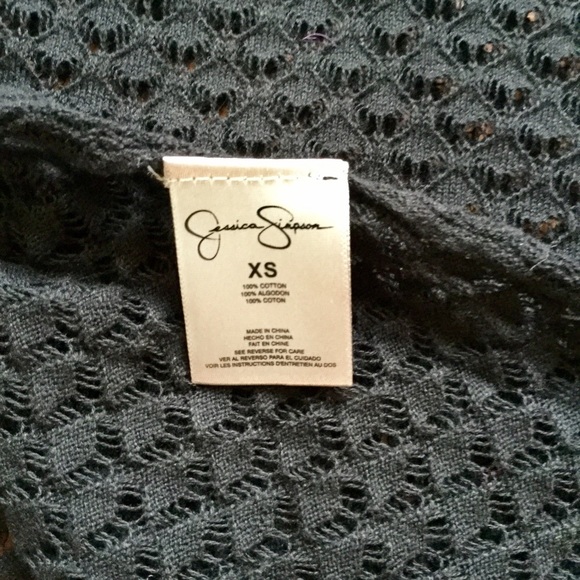 ⬇️ PRICE- JESSICA SIMPSON CROCHET TOP - Picture 4 of 4