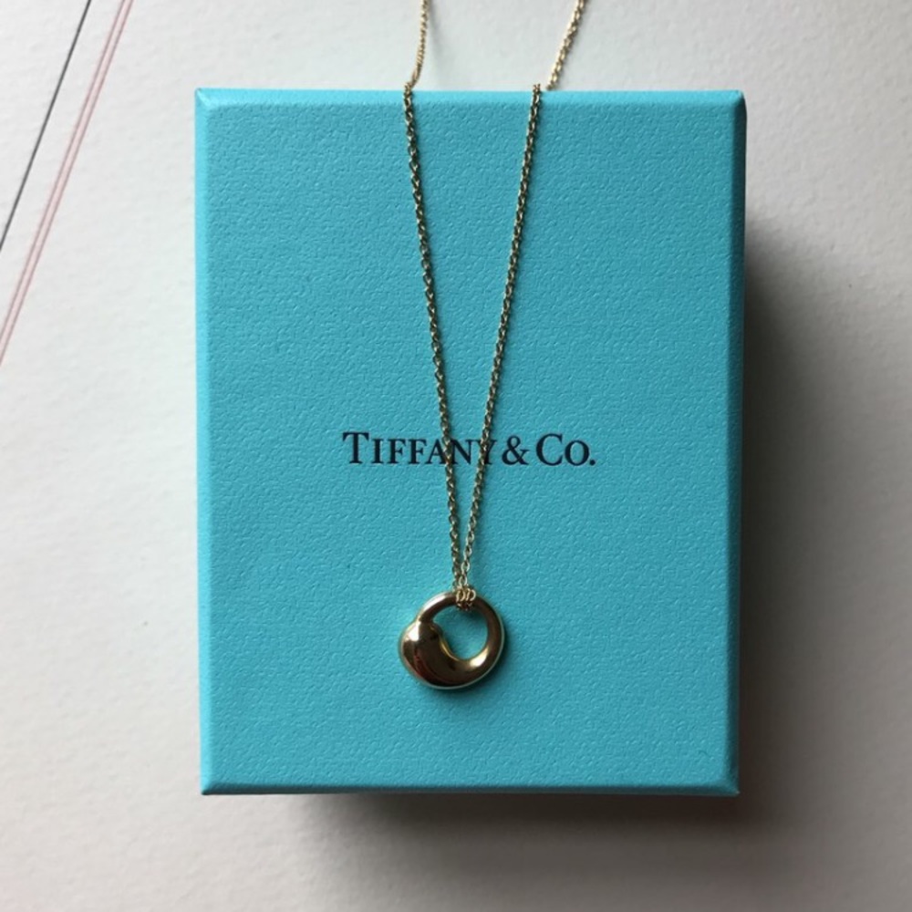Tiffany & Co Gold Eternal Circle Necklace