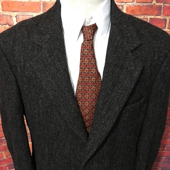 black harris tweed jacket