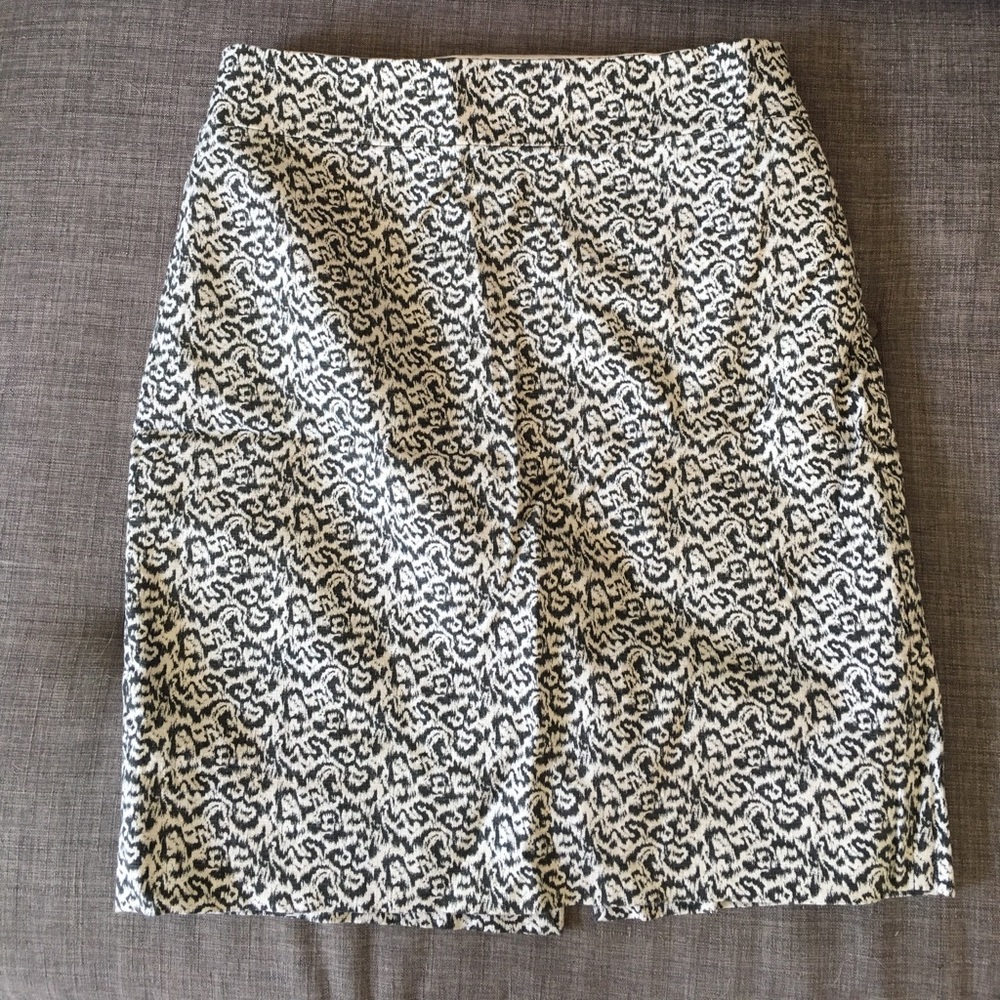 J.Crew Patterned Pencil Skirt