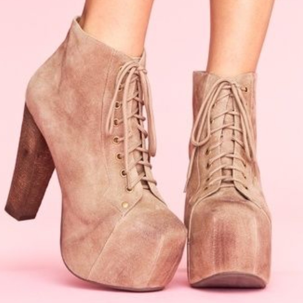 EUC // Jeffrey Campbell Taupe Litas