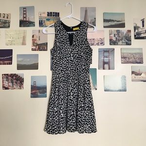 Nordstrom Black&White Cheetah Dress