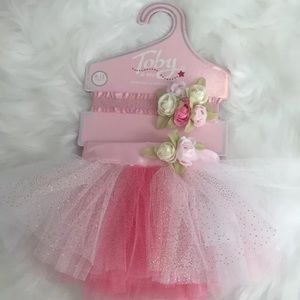 Baby tutu and headband set