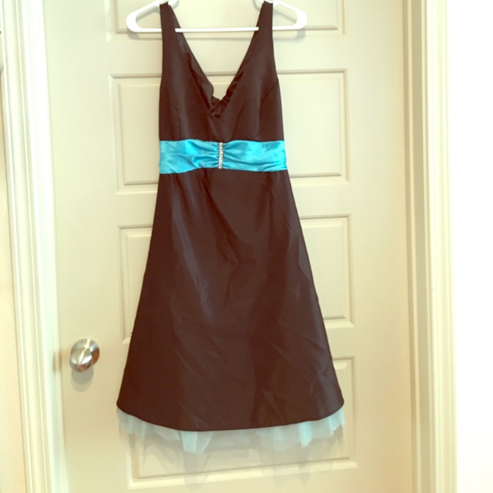 Black & Turquoise Dress