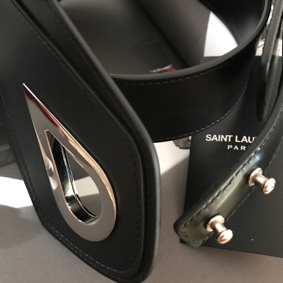 Yves Saint Laurent Geometri Belt in Black main image 4