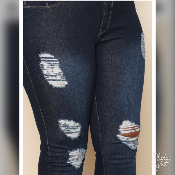 NEW PLUS ๐
ฟ๏ธ Had your chance dark skinny jeans - Picture 3 of 8