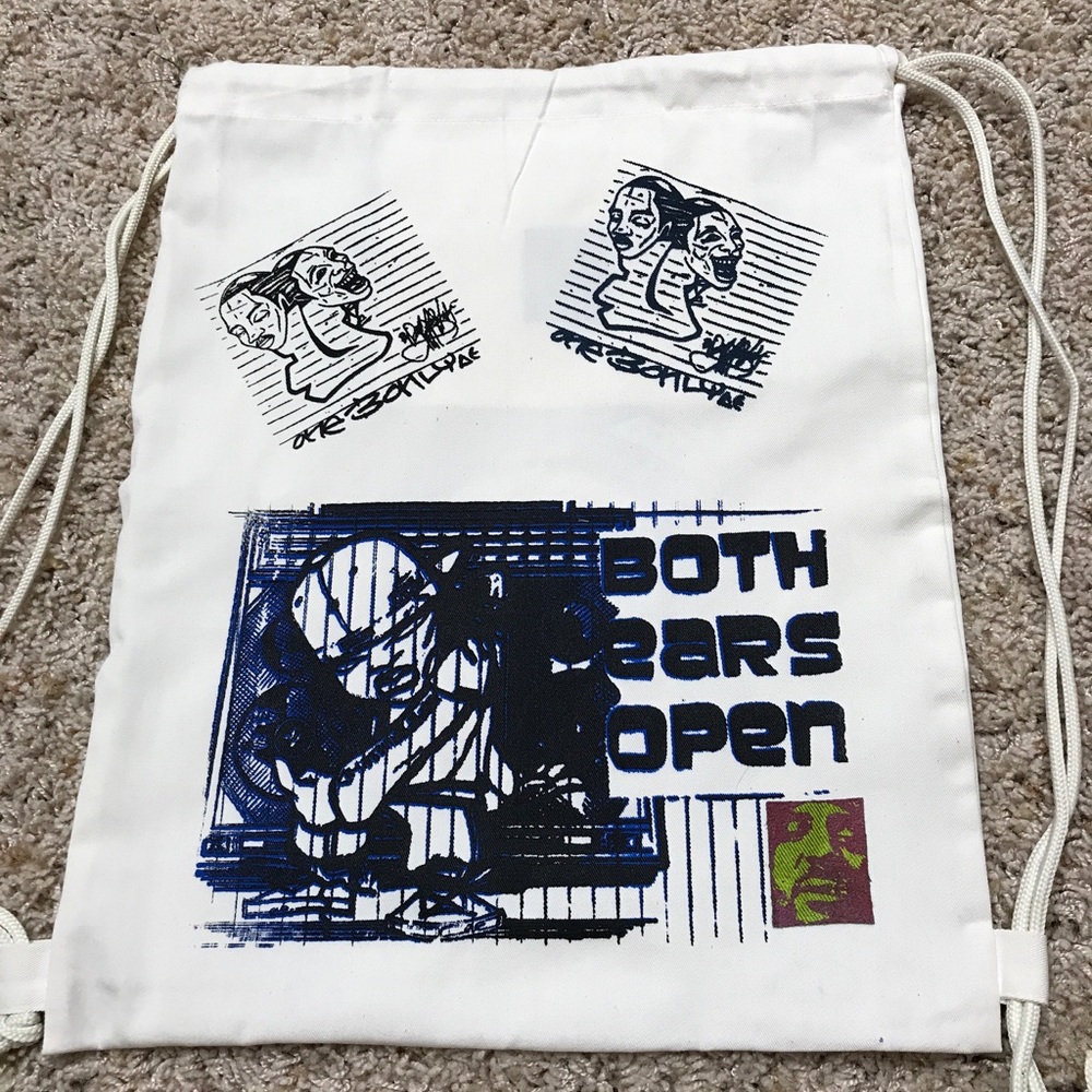 Screen printed One&OnlyArts string style backpack - Picture 2 of 3