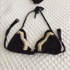 Oscar de la Renta knit designer bikini