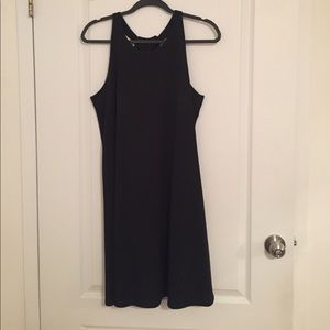CeCe black a-line shift dress
