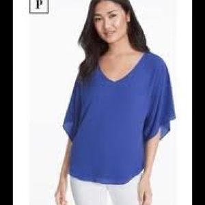 WHBM Tie Back Kimono Blouse