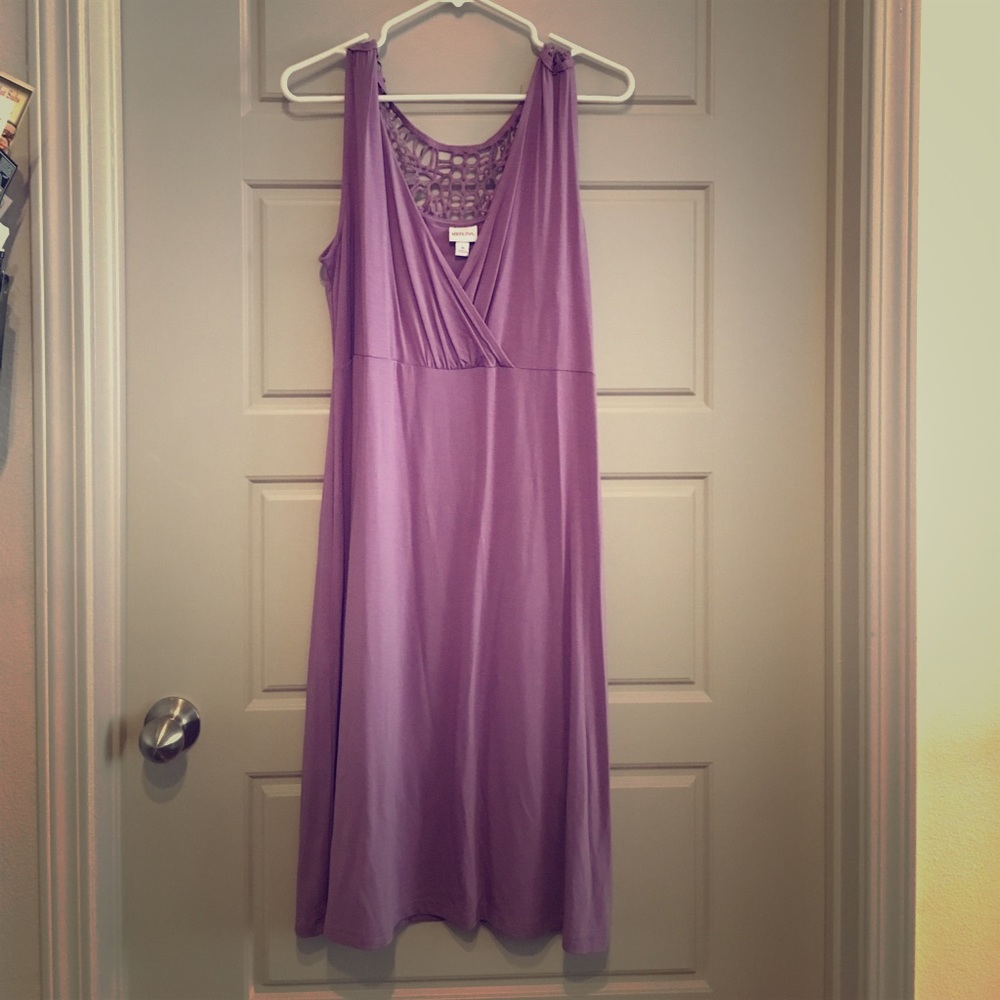 Purple Sleeveless Dress