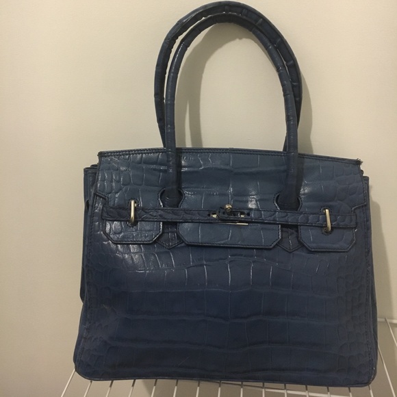 Blue handbag - Picture 1 of 3