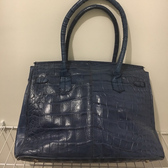 Blue handbag - Picture 2 of 3