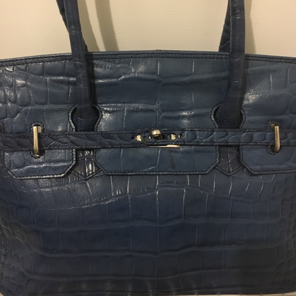 Blue handbag - Picture 3 of 3