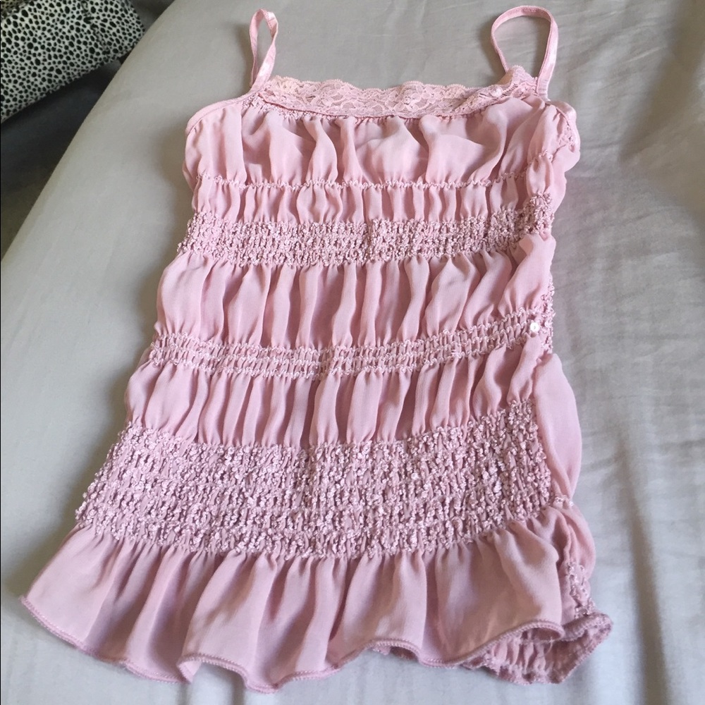 See through shirt! Super cute!