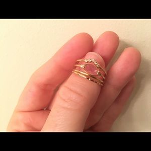 Anthropologie Stacking Rings