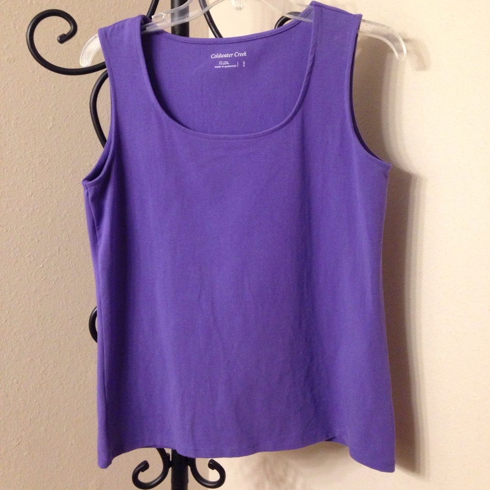 Coldwater Creek Purple Tank Top