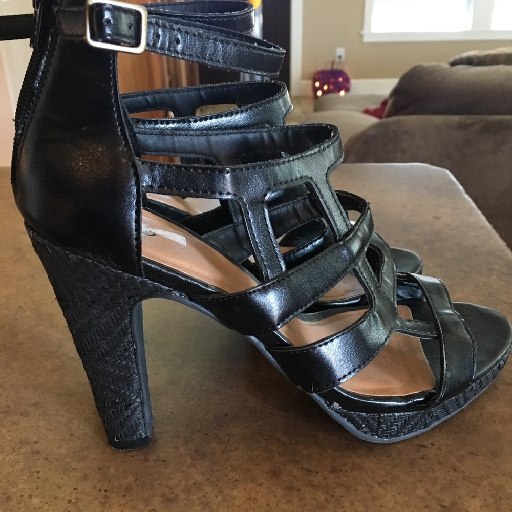 Black sexy heels