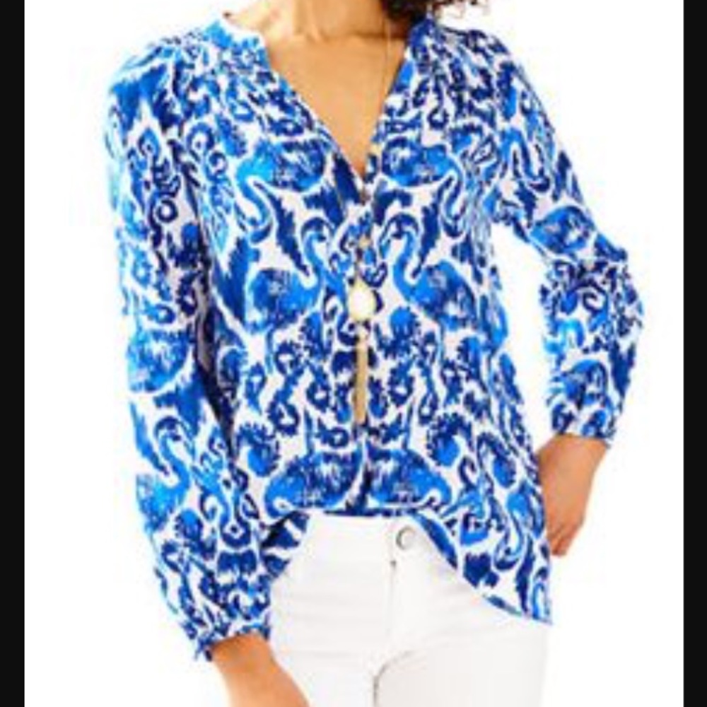 Gorgeous NWT Lilly Pulitzer Elsa Top