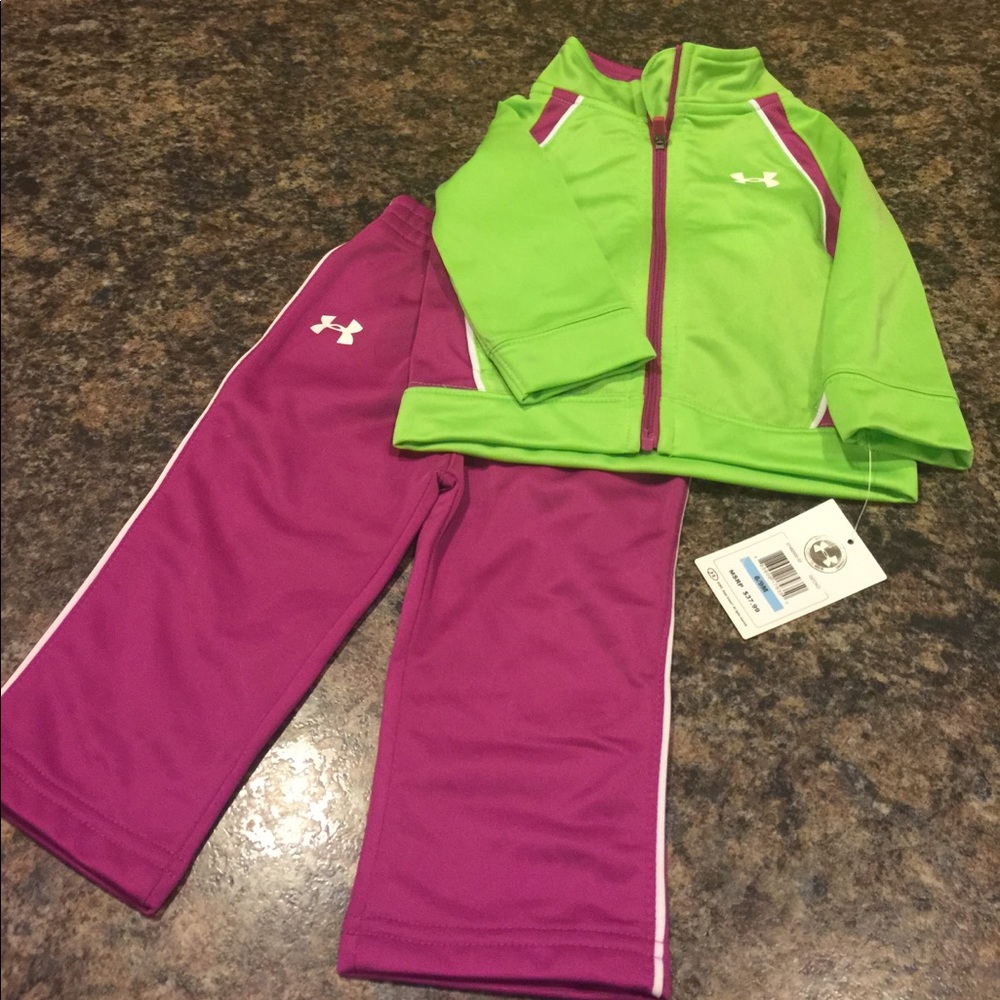 Under Armour track suit 6-9 months girl