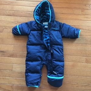 Down Columbia infant snowsuit!  Perfect condition!