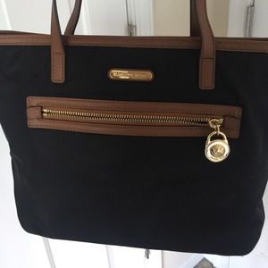 Black and brown Michael Kors bag