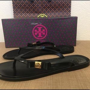 Tory Burch Michaela Sandals Black Size 7