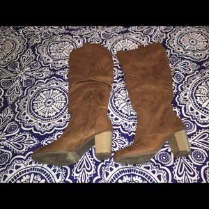 Tan Knee high boots