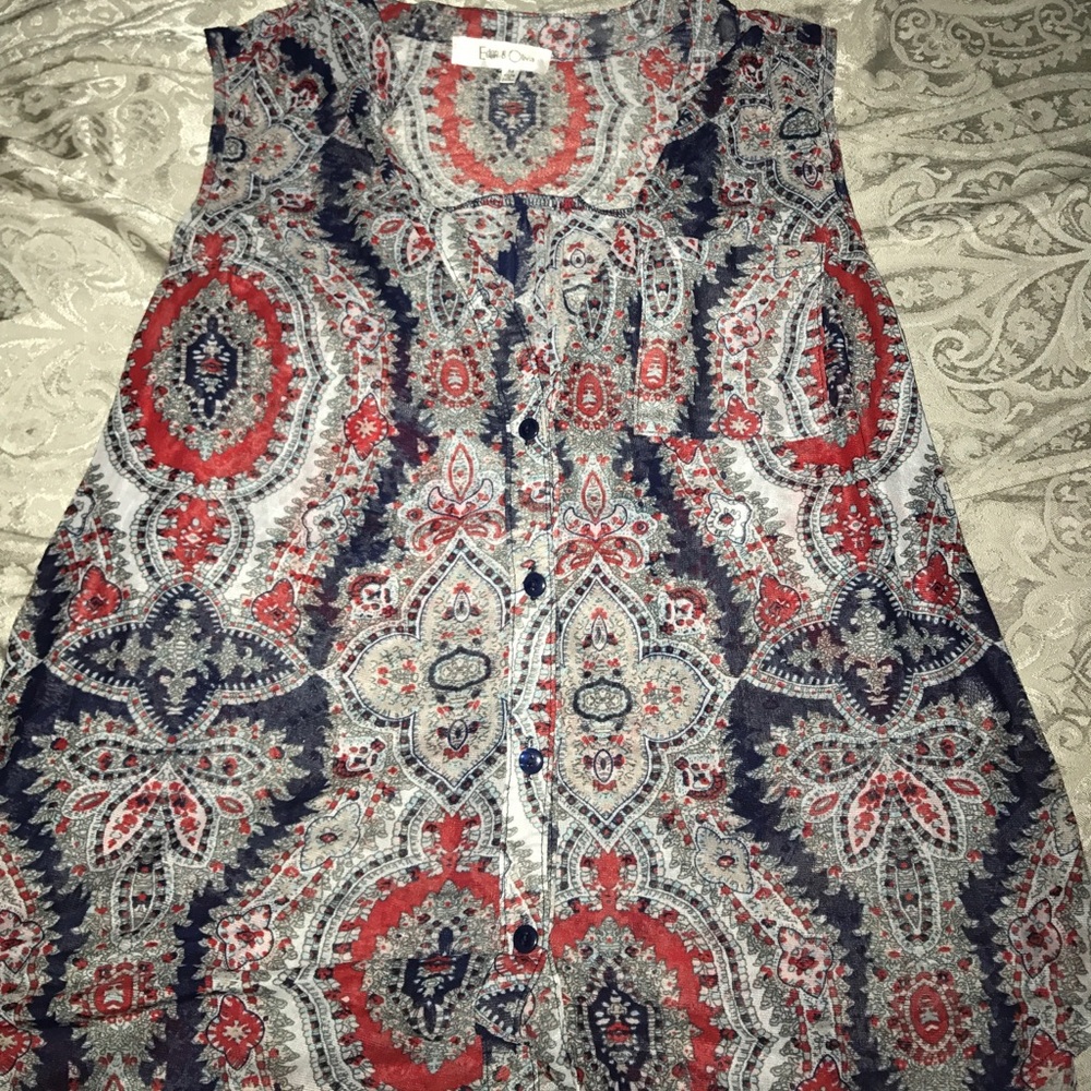 Eden and Olivia button up blouse