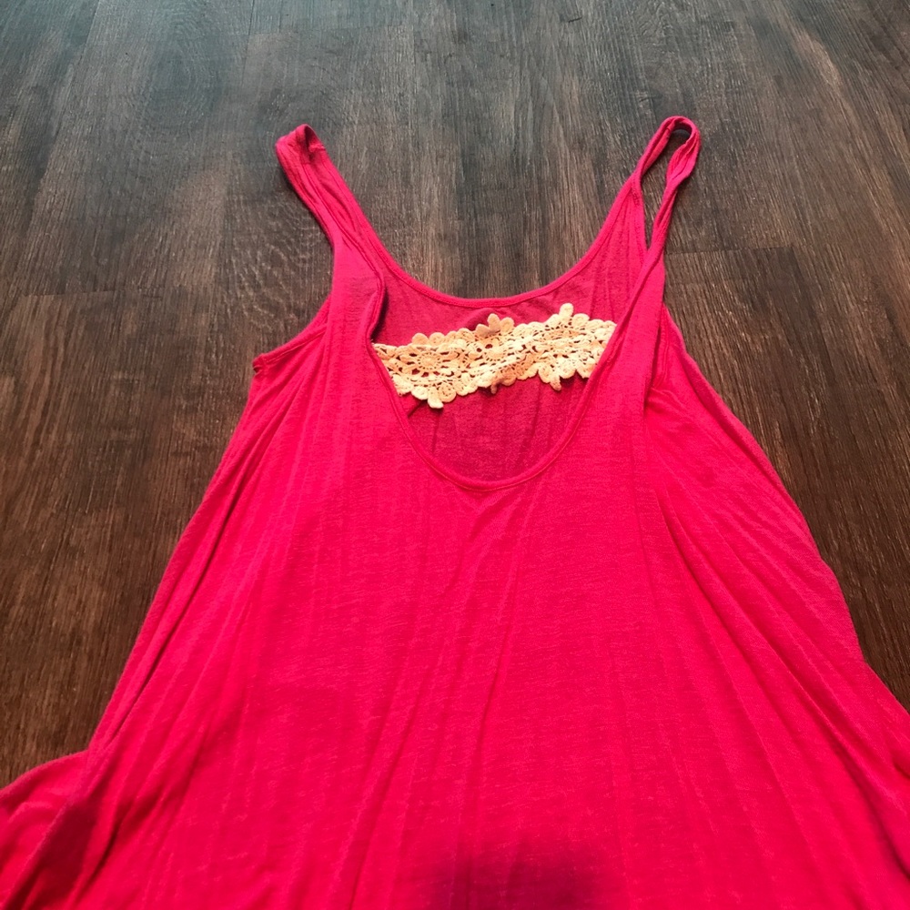 Lace tank top