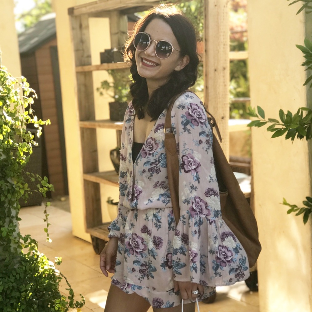 Adorable floral romper