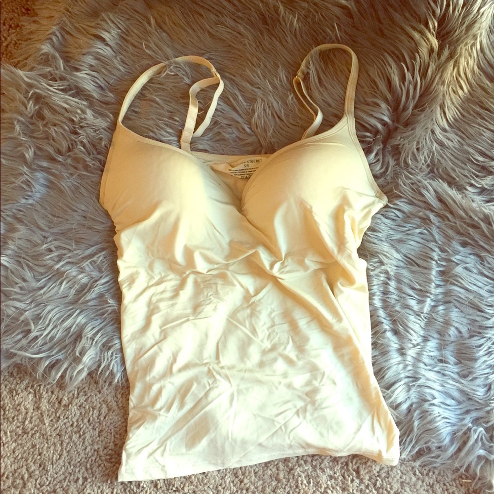 Victoria Secret soft silky tank with cup support