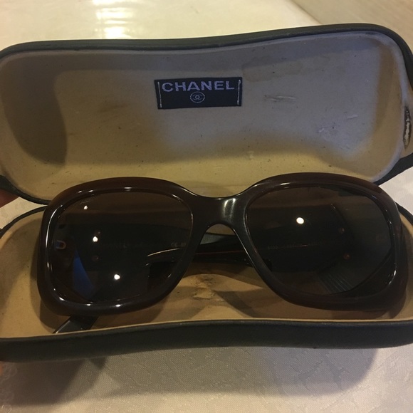 Authentic chanel sunglasses