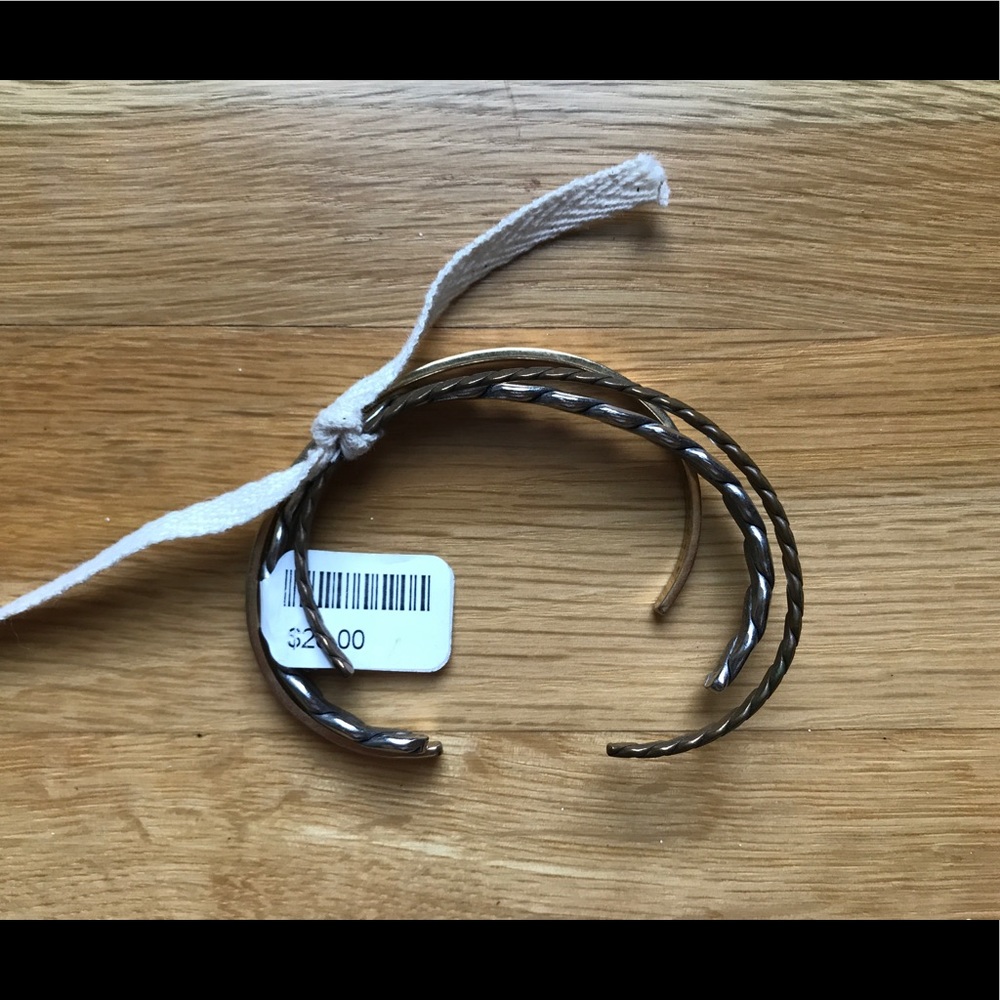 Anthropologie Layered Cuff Bracelets