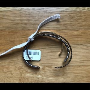 Anthropologie Layered Cuff Bracelets