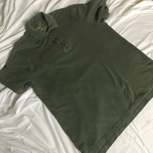 Lacoste Earnest Sewn Vintaged Washed Polo: olive