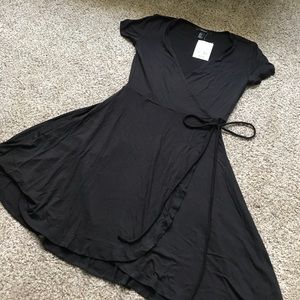 Cotton wrap dress