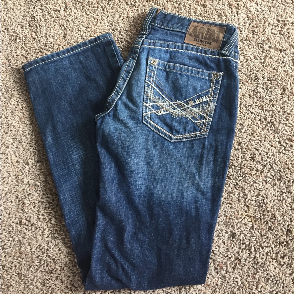 Ariat men's slim straight jeans