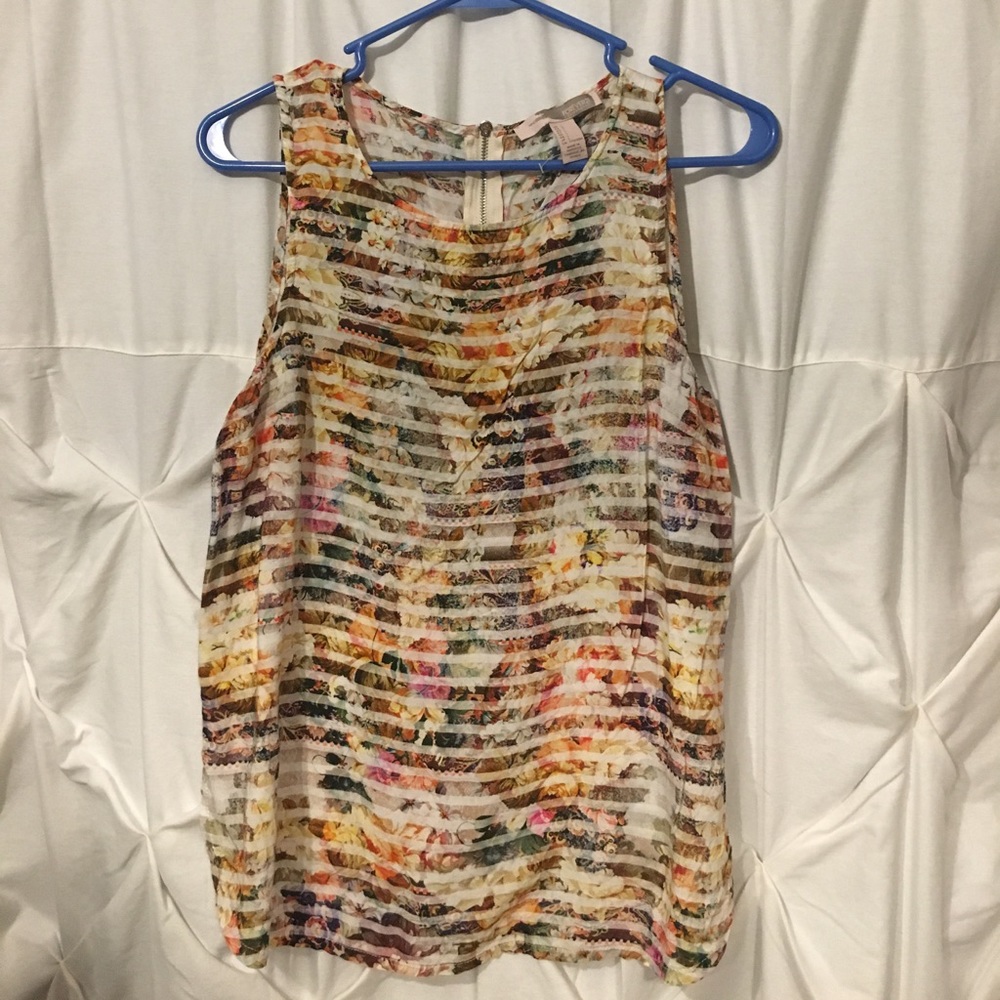 Floral Stripped Blouse