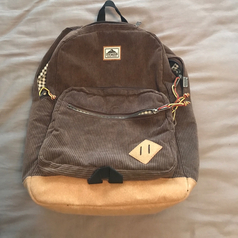 Corduroy Steve madden backpack