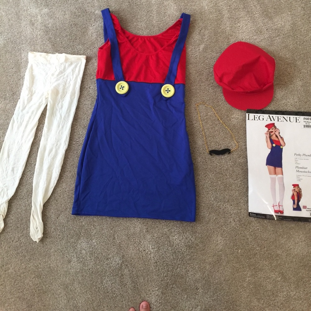 Perky Plumber Mario Costume