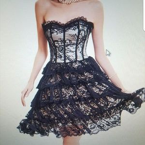 High end couture corsets dresses