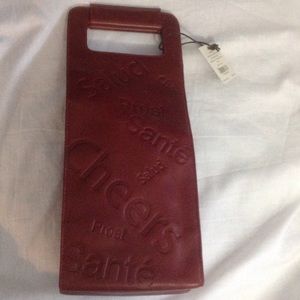 Cole Haan Double Wine Tote, Leather