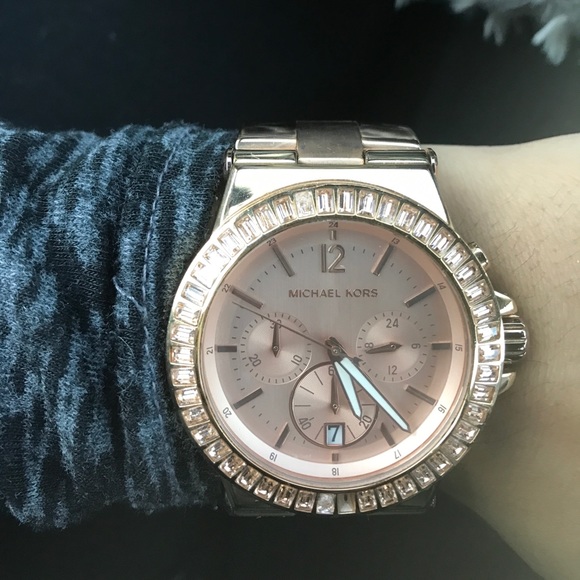 Rose gold Michael kors watch